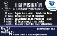 Wygraj bilet na mecz Ligi Mistrzów!