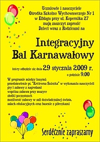 Wyjątkowy bal karnawałowy