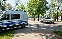 Wypadek na przejeździe rowerowym
