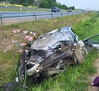 Wypadł z siódemki, trafił do szpitala