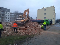 Z Grunwaldzkiej zniknął budynek