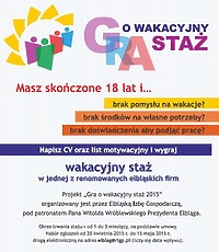 Zagraj o staż. Czeka ponad 70 ofert w elbląskich firmach