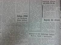 Załoga ZPOW na budowę domu kultury