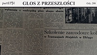 "Zatrudnienie kobiet jako motorniczych" (Głos z przeszłości, odc. 208)