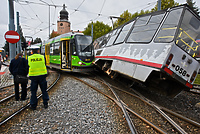 Zderzenie dwóch tramwajów