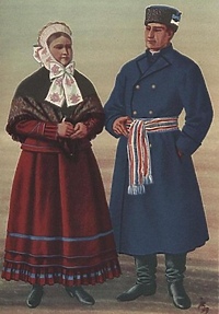 Japońscy studenci polonistyki w warmińskich strojach