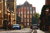 Przestrzał na nowy biurowiec
