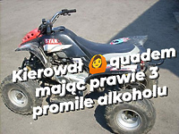 Kierował quadem, stracił prawo jazdy 