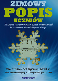 Zimowy popis w szkole muzycznej