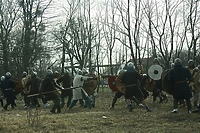 Zjazd i trening wikingów