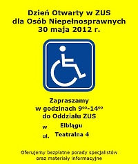 ZUS zaprasza niepełnosprawnych