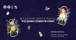 Betlejemskie Światło Pokoju w Elblągu