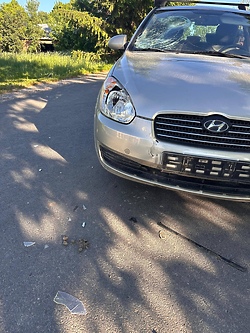 Hulajnogą w hyundaia