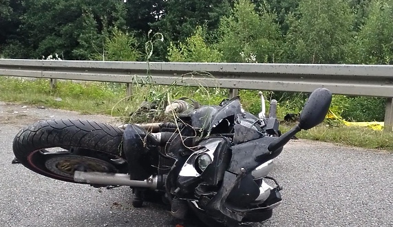 Tragiczny wypadek motocyklisty