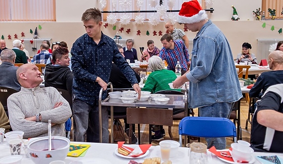 Świąteczny posiłek i dobre słowo dla każdego