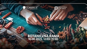 Botaniczna rama w Bibliotece Elbląskiej