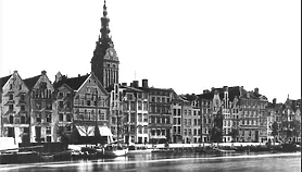 Dawno temu w Elblągu… wóz przewrócił latarnię