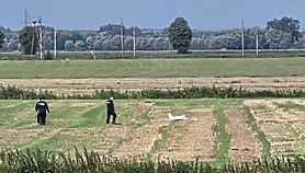Rosyjski dron spadł w powiecie elbląskim. Wojewoda apeluje 