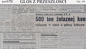 „Grzmiały w rękach niterów młoty pneumatyczne” 