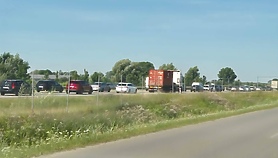 Kolizja na S7, są utrudnienia