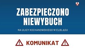 Niewybuch na Kochanowskiego