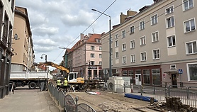 Przebudowa torowiska na ul. 1 Maja. Dodatkowe prace