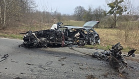 Śmiertelny wypadek koło Przezmarka