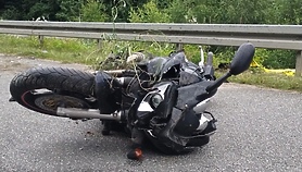Tragiczny wypadek motocyklisty