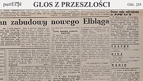 „Ustalenie roli Elbląga w planie krajowym i regionalnym” 