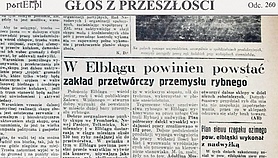 W Elblągu powinna powstać przede wszystkim wytwórnia konserw 