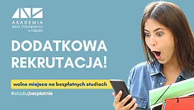 Wolne miejsca na bezpłatnych studiach! Wolne miejsca na bezpłatnych studiach!