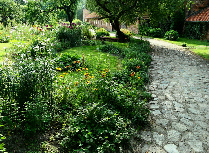 Frombork.Ogród botaniczny.