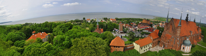 Frombork w panoramie