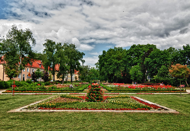 W parku Kajki.