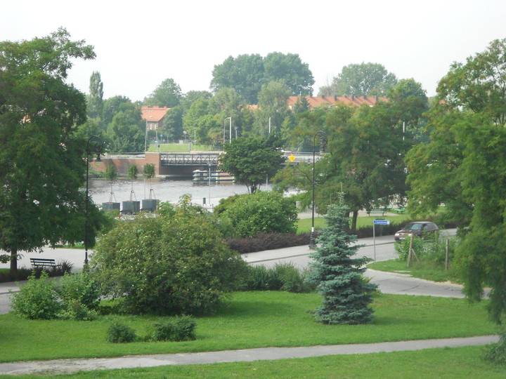 Widok na kwitnącą starówkę