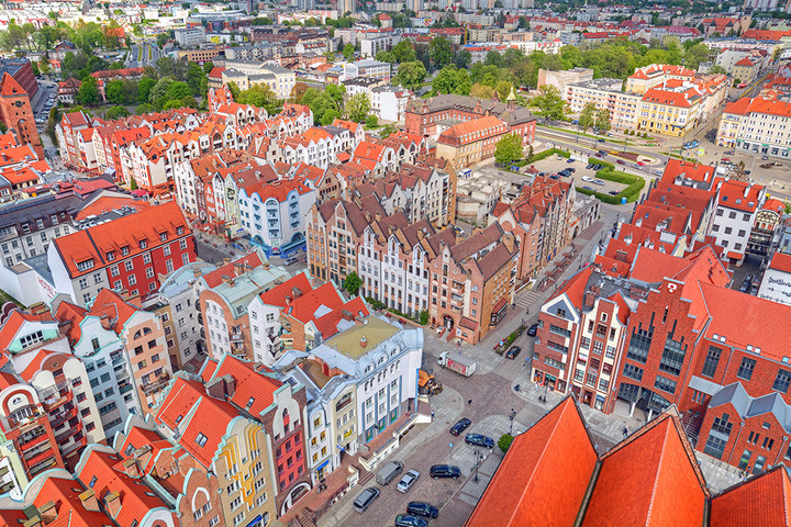 Spojrzenie na Stary Rynek.