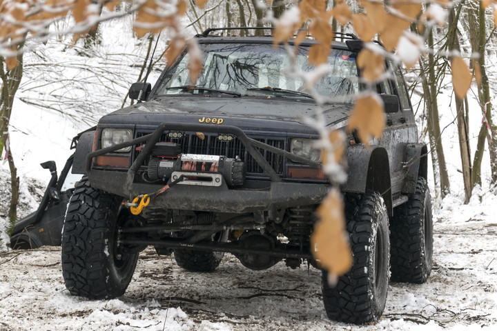 Jeep w swoim naturalnym środowisku