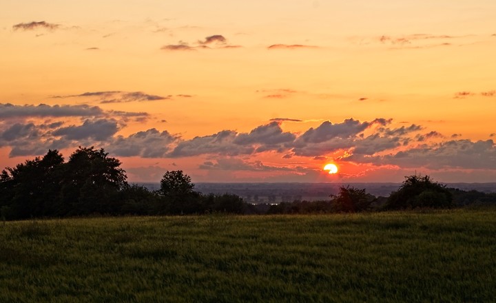 Zachód nad Żuławami