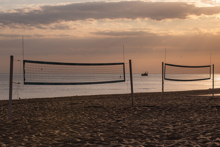 Świt na plaży