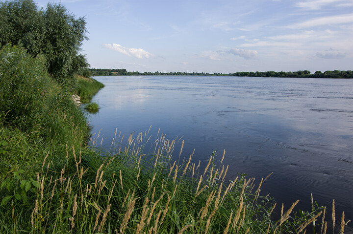 Gorące popołudnie nad Wisłą.