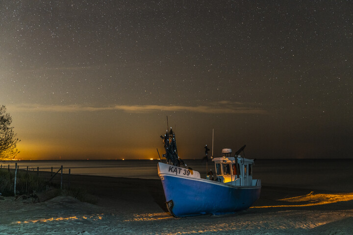 Nocą na plaży