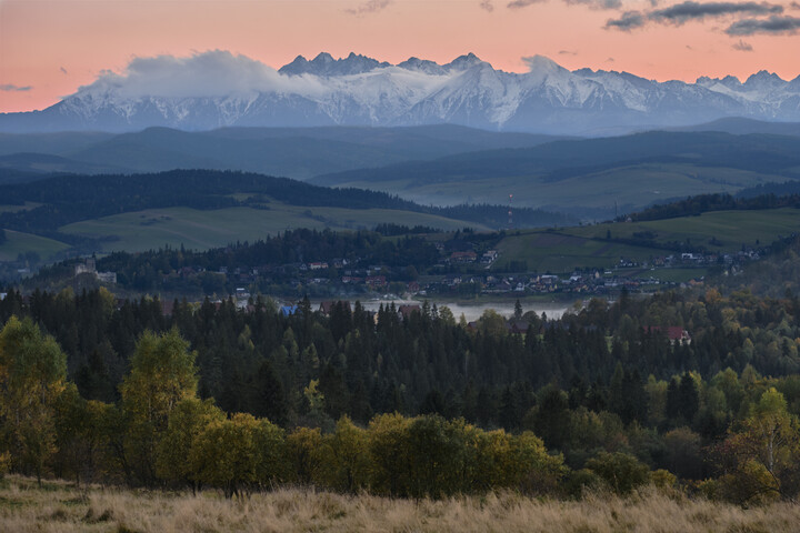 Tatry o zachodzie