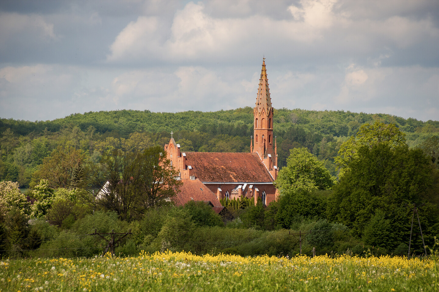 Widok na kościół