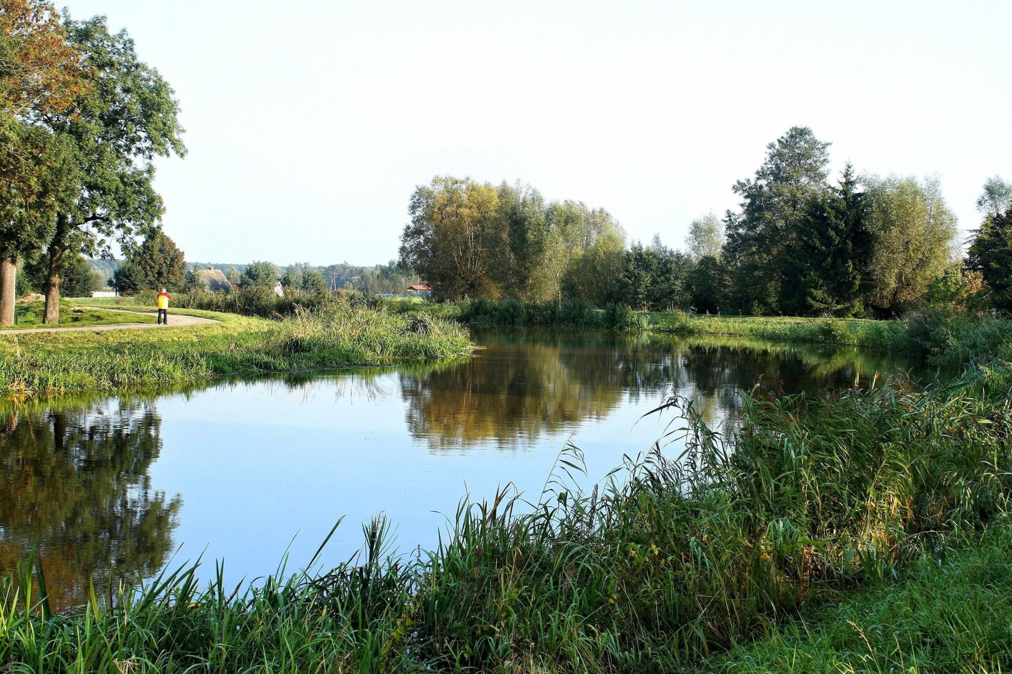 Jesienny spacer nad rzeką Dzierzgoń