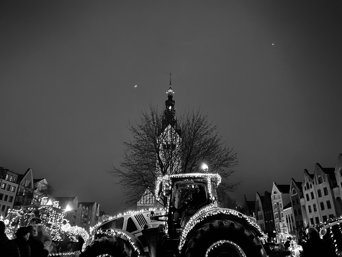 przedświąteczne miasto