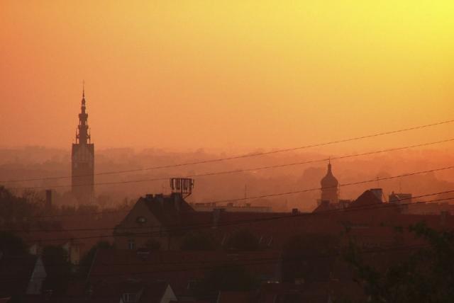 Zachód słońca pierwszego dnia jesieni