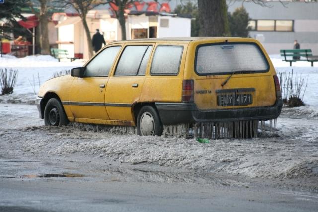 A w Elblągu zima trzyma