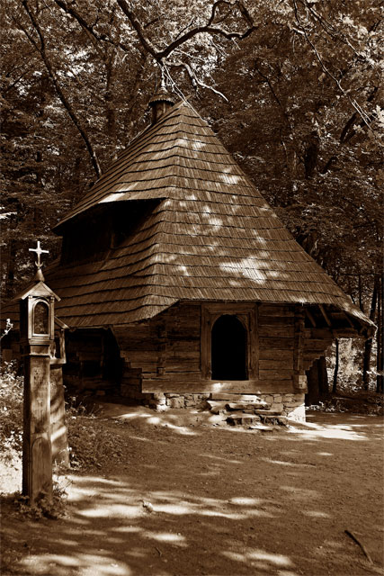 Cerkiew z Rosolina (obecnie skansen w Sanoku)