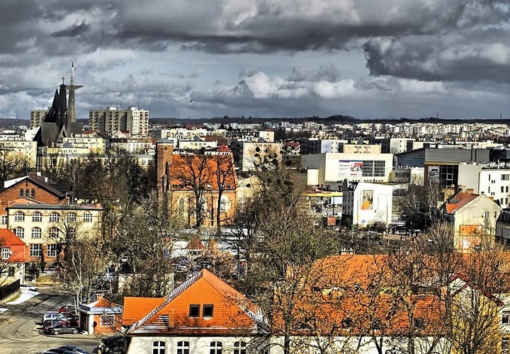 Moje miasto zimą.