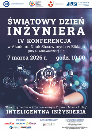 Zaproszenie na IV Konferencję z okazji Światowego Dnia Inżyniera w Elblągu
